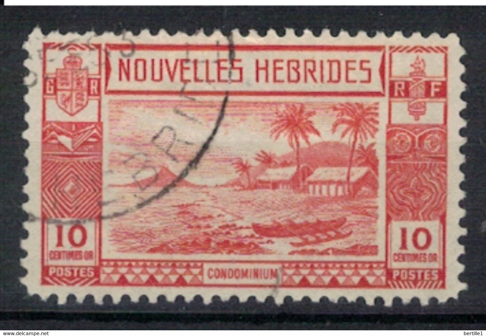 NOUVELLES HEBRIDES             N°  YVERT  101 (2)  OBLITERE     ( OB    06/ 29 ) - Used Stamps