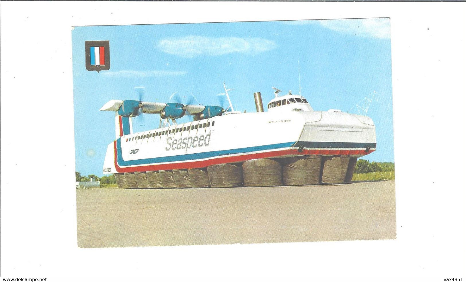 THEME BATEAUX AEROGLISSEURS  LIAUSON FRANCE ANGLETERRE                **    A  SAISIR *** - Hovercrafts