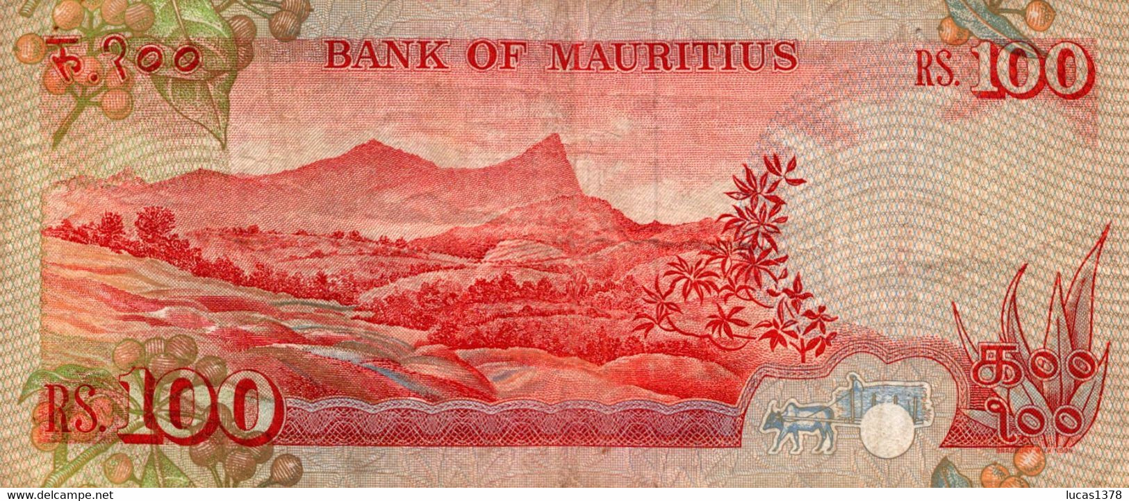 MAURICE 100 RUPEES 1986 / TBE - Mauritius