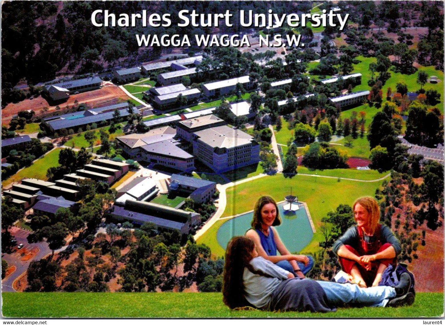 (2 Oø 40 A) Australia - NSW - Wagga Wagga Charles Sturt University (posted With Whale Stamp) - Alice Springs