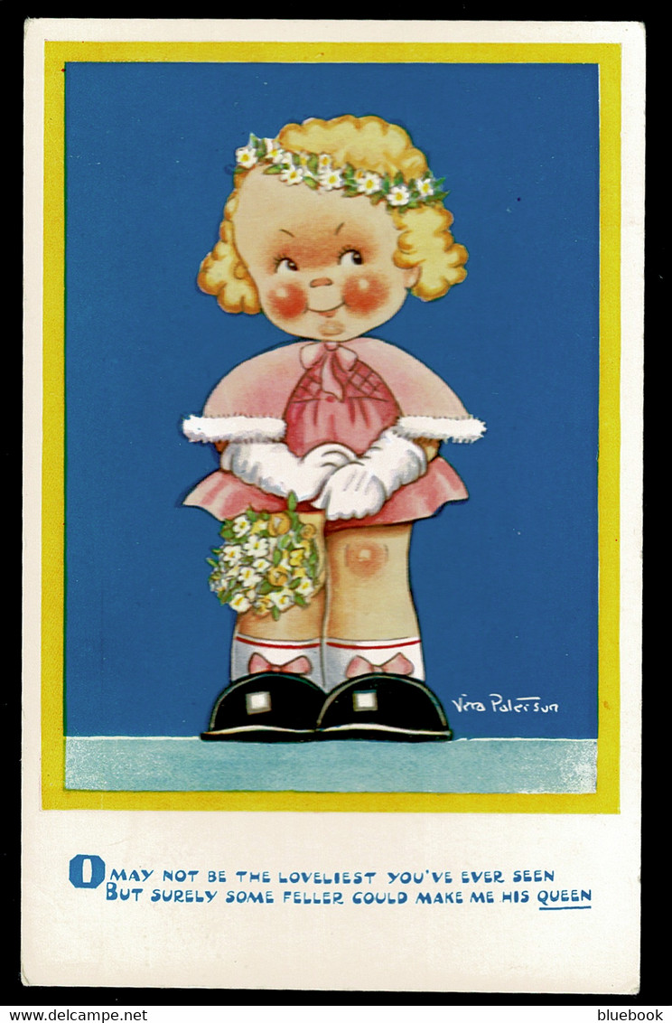 Ref 1596 -  Vera Paterson Postcard - "I May Not Be The Loveliest / Someone Could Make Queen" - Bandes Dessinées