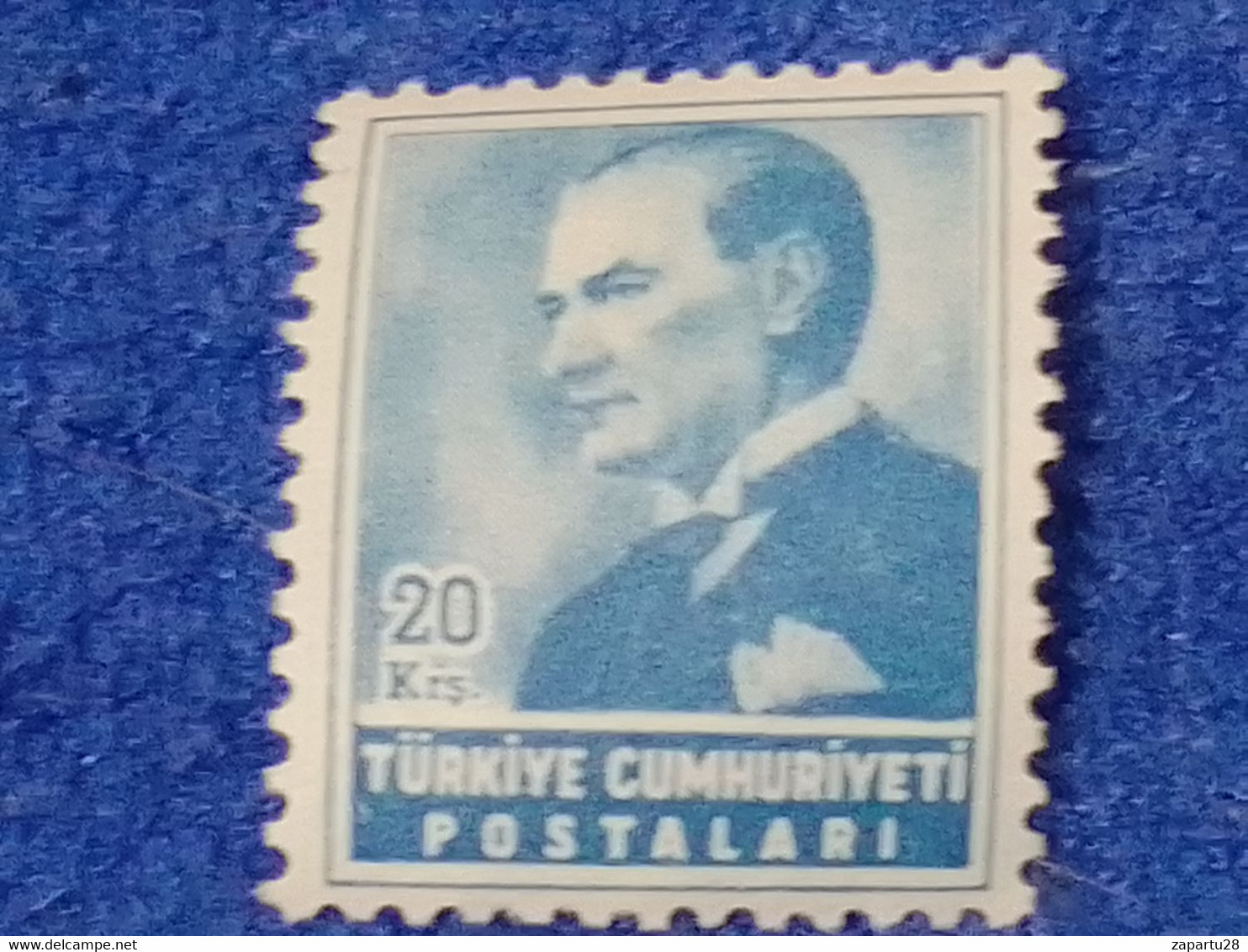 TÜRKEY--1930-50-    20K  ATATÜRK.  DAMGASIZ - Ungebraucht