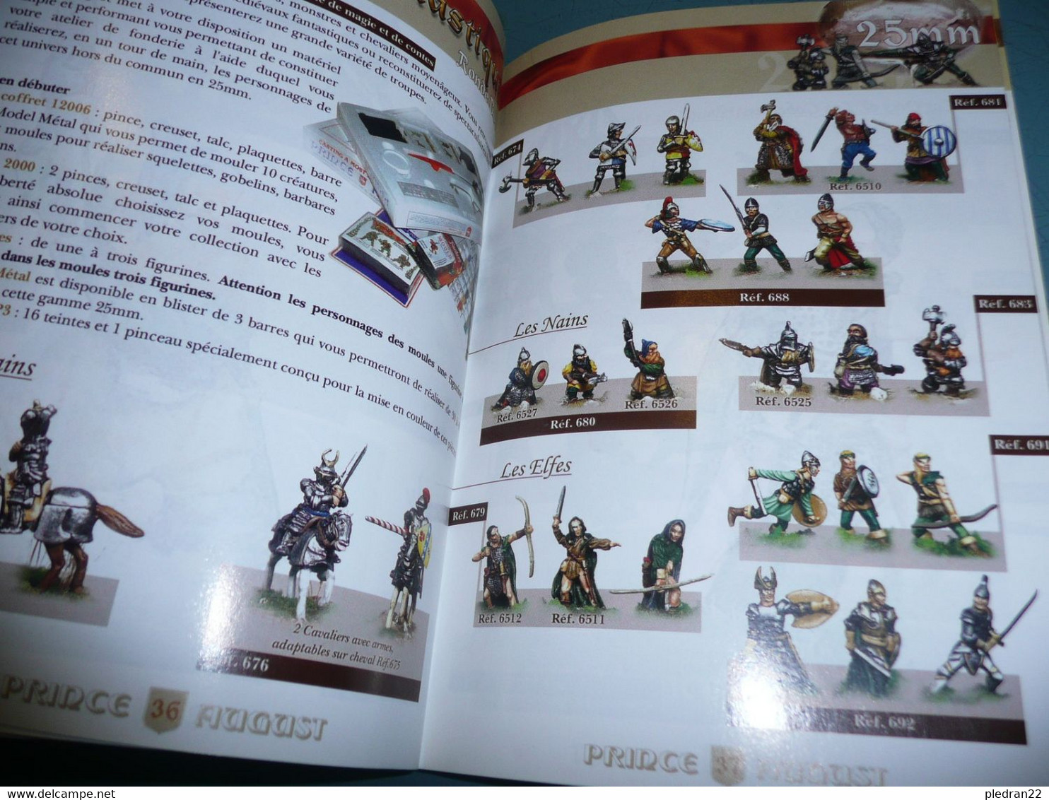 PRINCE AUGUST LE GUIDE CATALOGUE DE REFERENCE MODELISME FIGURINES METAL  ANNEES 1990/2000 ? 67 PAGES EN COULEURS - Model Making