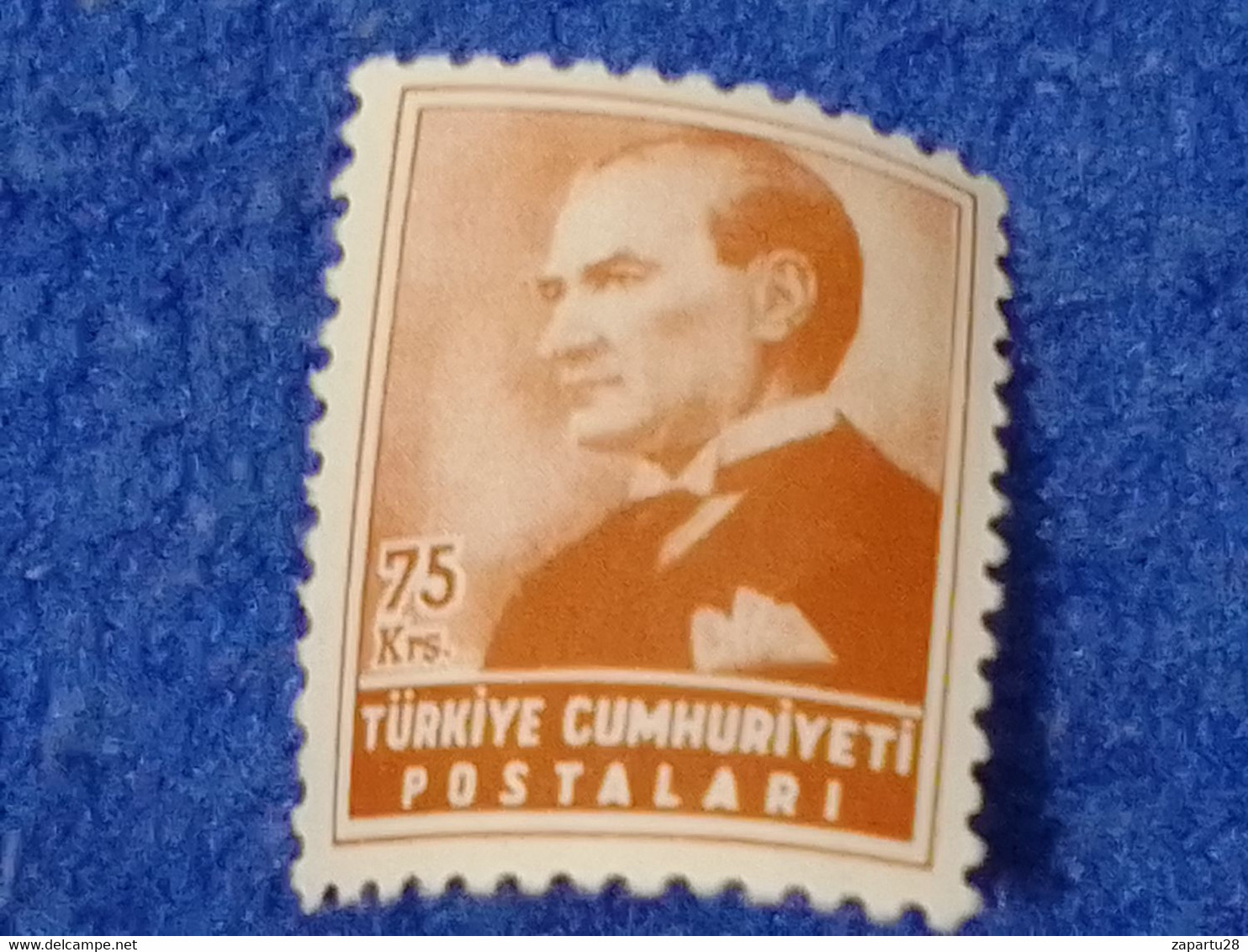 TÜRKEY--1930-50-    75K  ATATÜRK.  DAMGASIZ - Nuovi