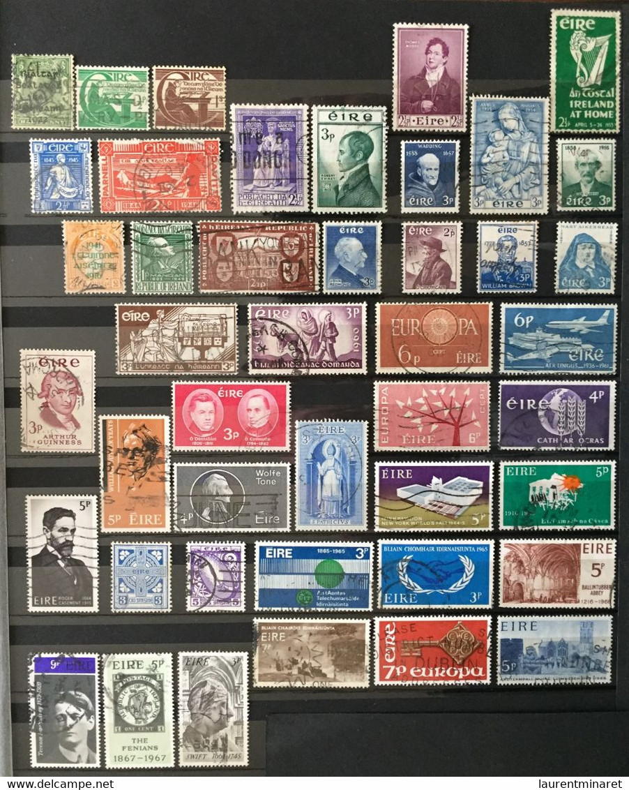 IRLANDE / LOT / 45 VALEURS / 1922 - 1969 - Collections, Lots & Series