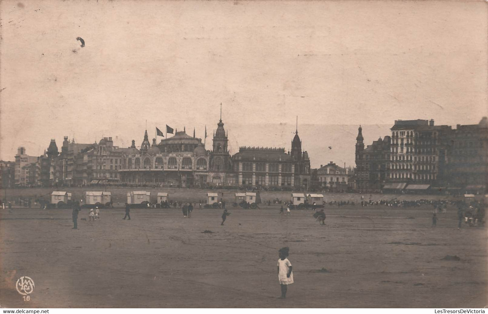 Ostende - La Digue Avec Le Kursaal - Edité Par M Lauwers - Carte Postale Ancienne - Oostende
