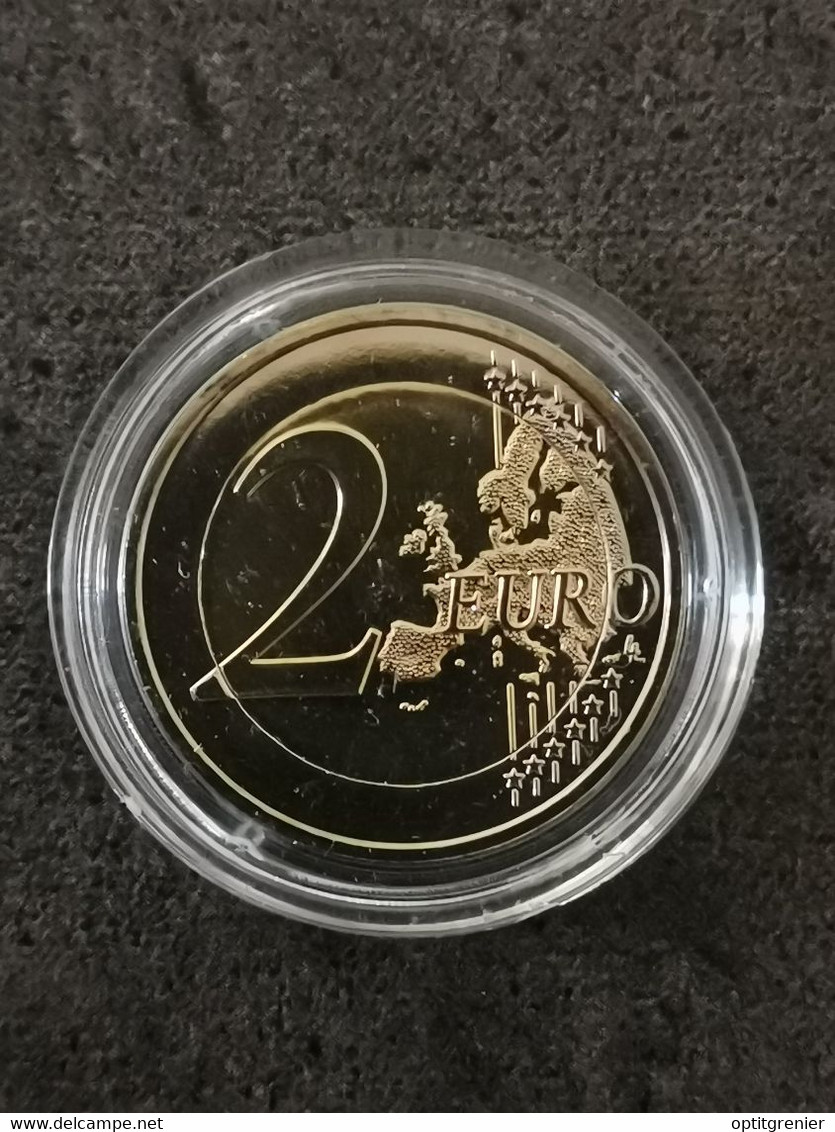 2 EUROS COLORISEE ANDORRE 2017 LE PAYS DES PYRENEES SOUS CAPSULE / ANDORRA - Andorre