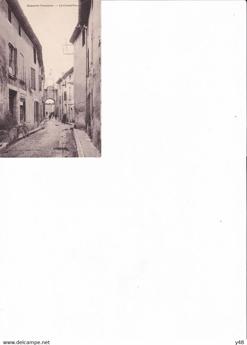 Camaret La Grande Rue - Camaret Sur Aigues