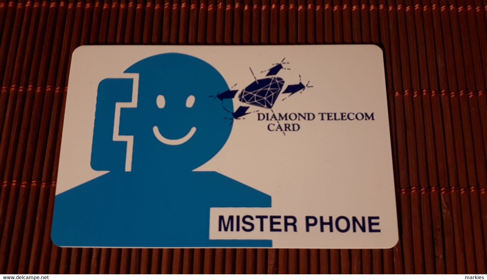 Diamond Telecom 1 Prepaidcard Mister Phone (Mint,New) Expiry Dat 31-1-97  Rare - Origen Desconocido