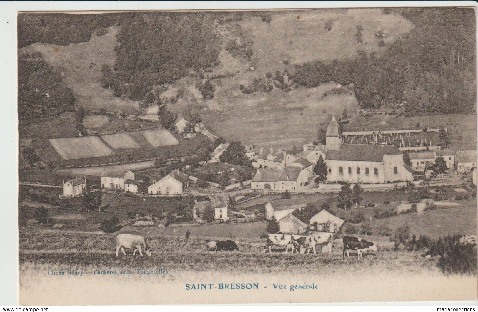 Saint Brisson  (70 -Haute Saône ) Vue Générale - Saint-Sauveur