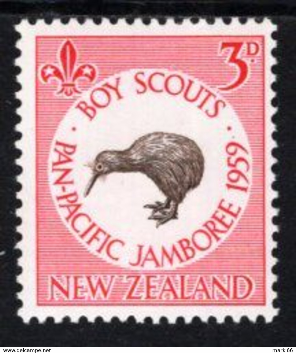 New Zealand - 1959 - Kiwi Bird - Boy Scouts Pan-Pacific Jamboree - Mint Stamp - Ungebraucht