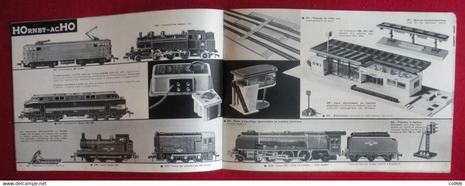 1961-62 Catalogue De Jouets Meccano Trains Hornby-AcHO- Dinky Toys 21.5x14.5 Cm Dos Scanné - Autres & Non Classés