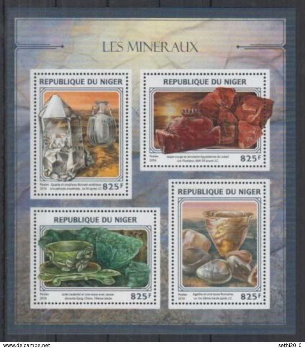 Niger 2016  Minerals Minéraux  MNH - Minéraux