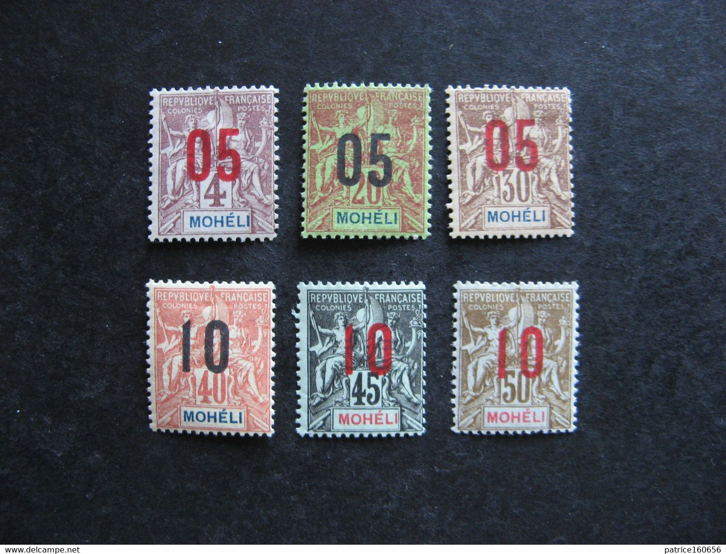 MOHELI: TB Série N° 17 Au N° 22, Neufs X . - Unused Stamps