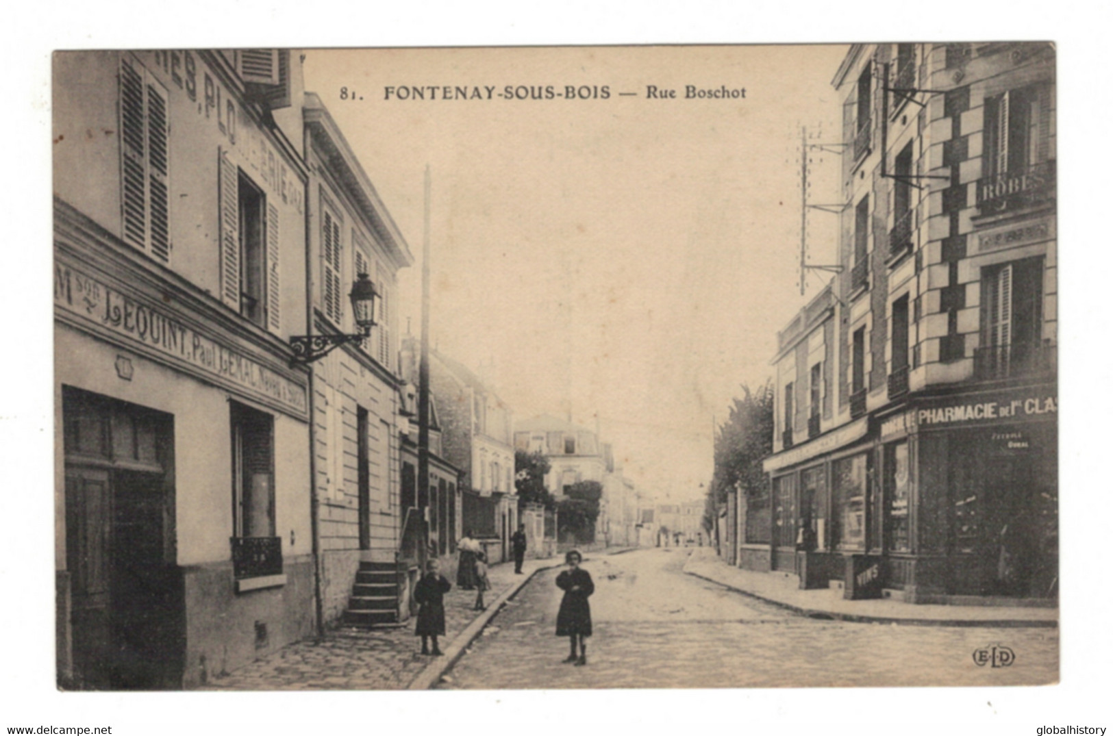 DH1322 - DEP.94 - FONTENAY SOUS BOIS - RUE BOSCHOT - PHARMACIE - Fontenay Sous Bois