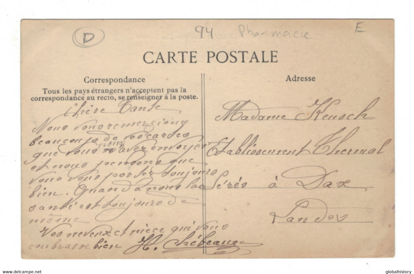 DH1322 - DEP.94 - FONTENAY SOUS BOIS - RUE BOSCHOT - PHARMACIE - Fontenay Sous Bois