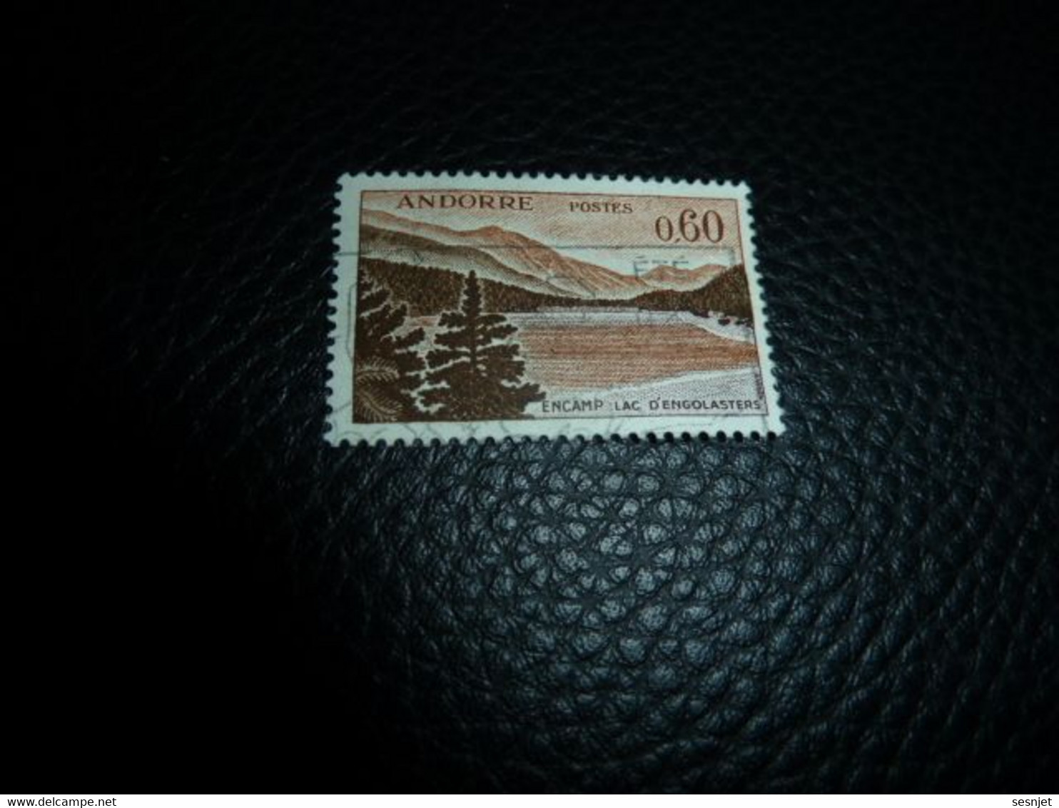 Andorre -  Encamp - Lac D'Engolasters - Val 0.60 - Brun Et Brun Clair - Oblitéré - Année 1965 - - Gebruikt