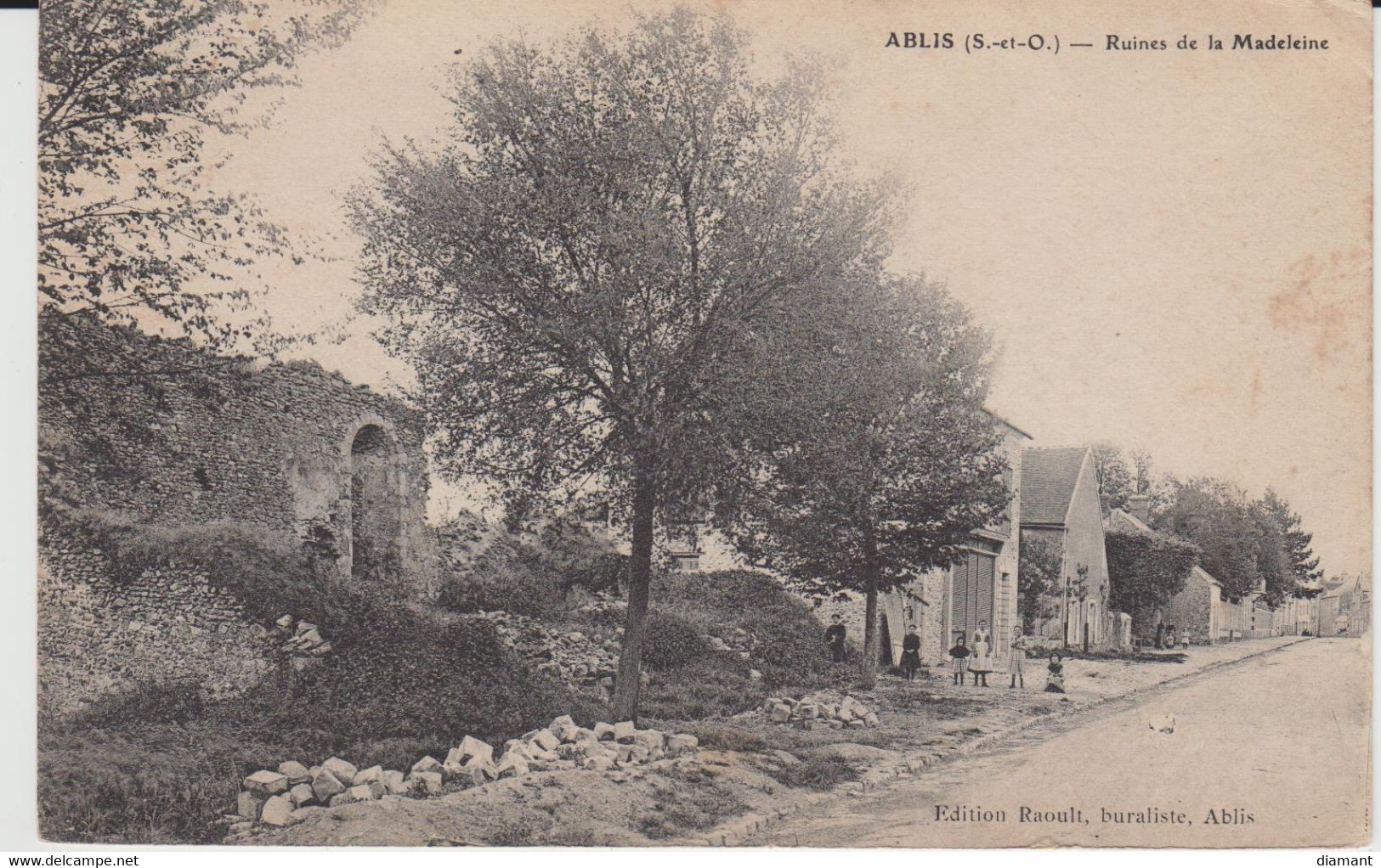 ABLIS (78) - Ruines De La Madeleine - état Correct - Ablis