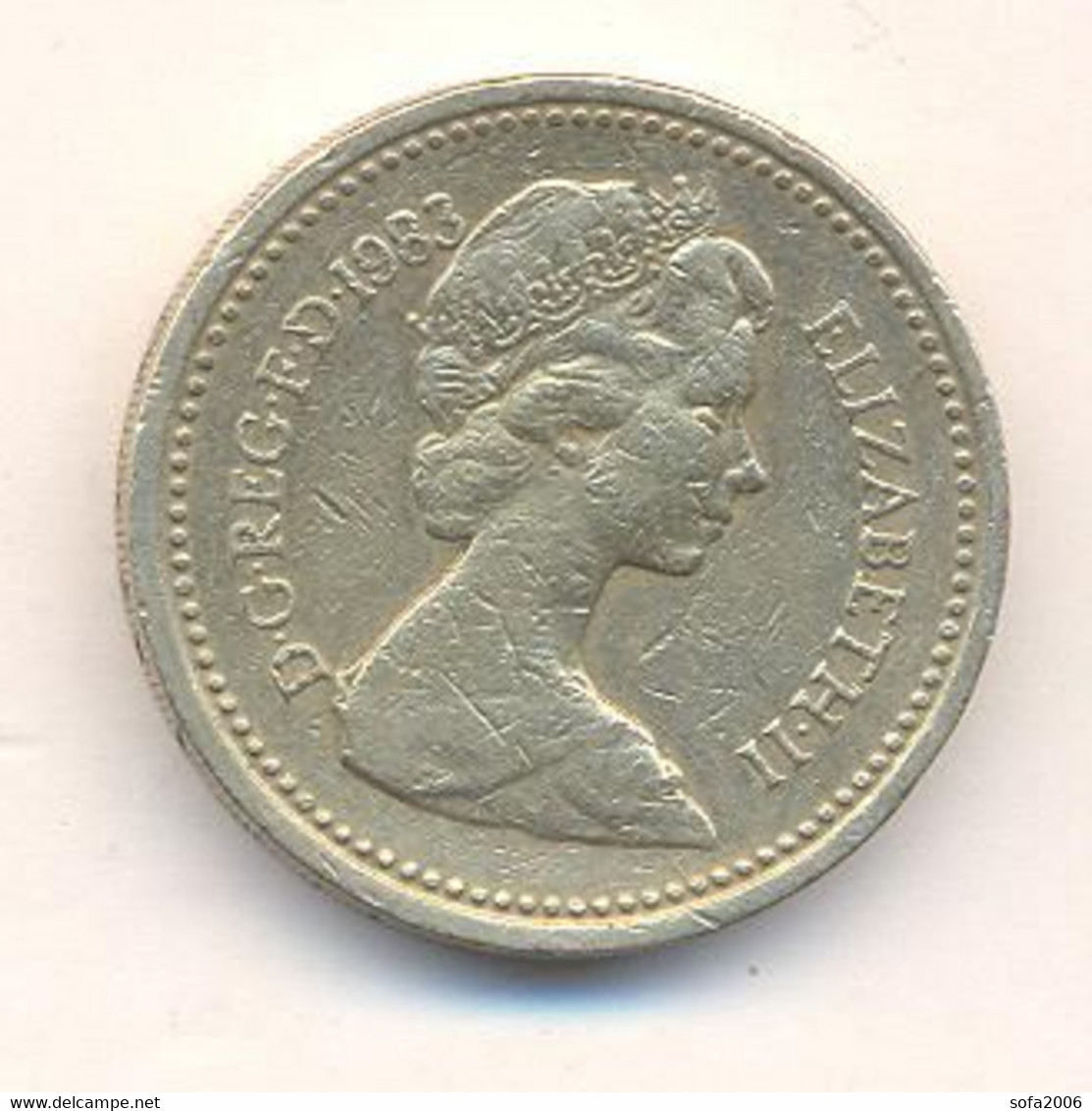 GREAT BRITAIN -1 Pound 1983 - 1 Pond