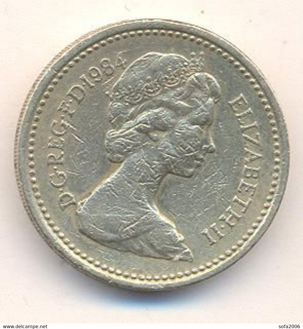 GREAT BRITAIN -1 Pound 1984 - 1 Pound