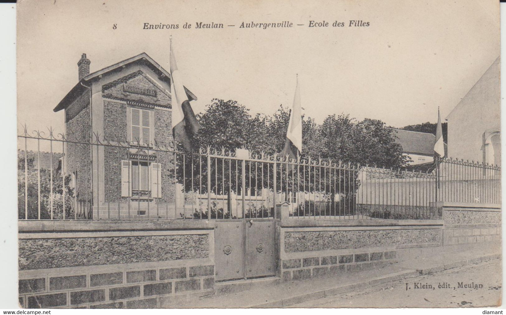 AUBERGENVILLE (78) - Ecole Des Filles - Bon état - Aubergenville