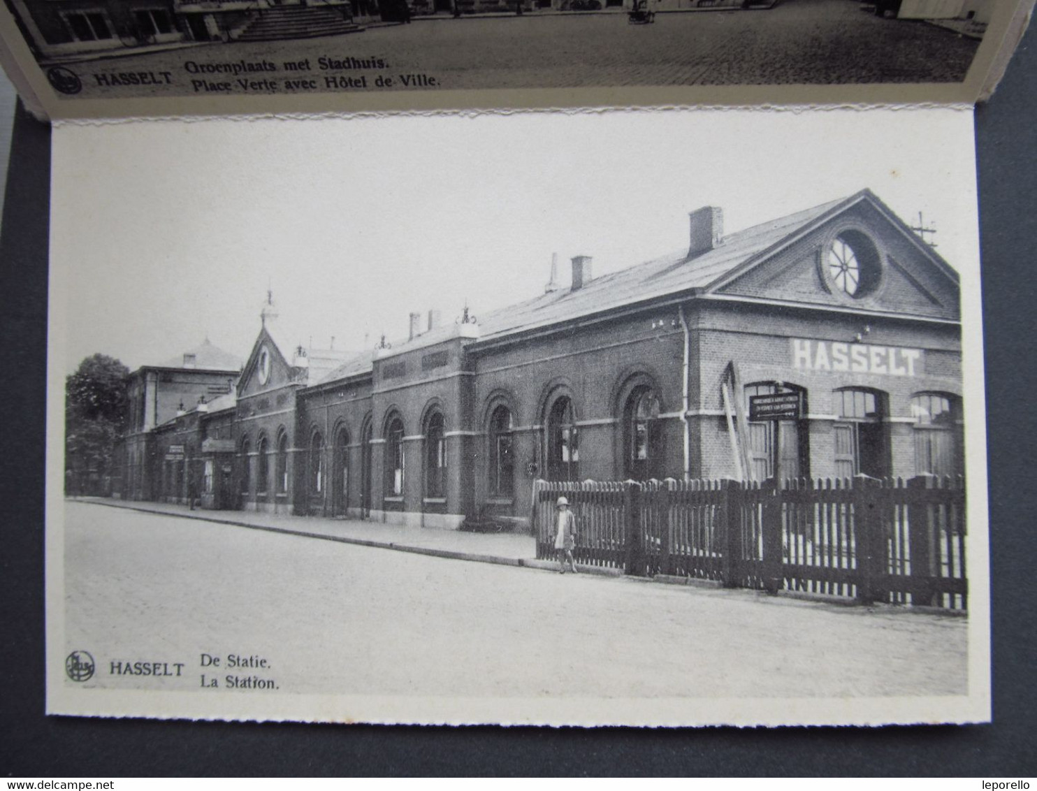 AK HASSELT Leporello m. Bahnhof ca. 1930 // D*54999