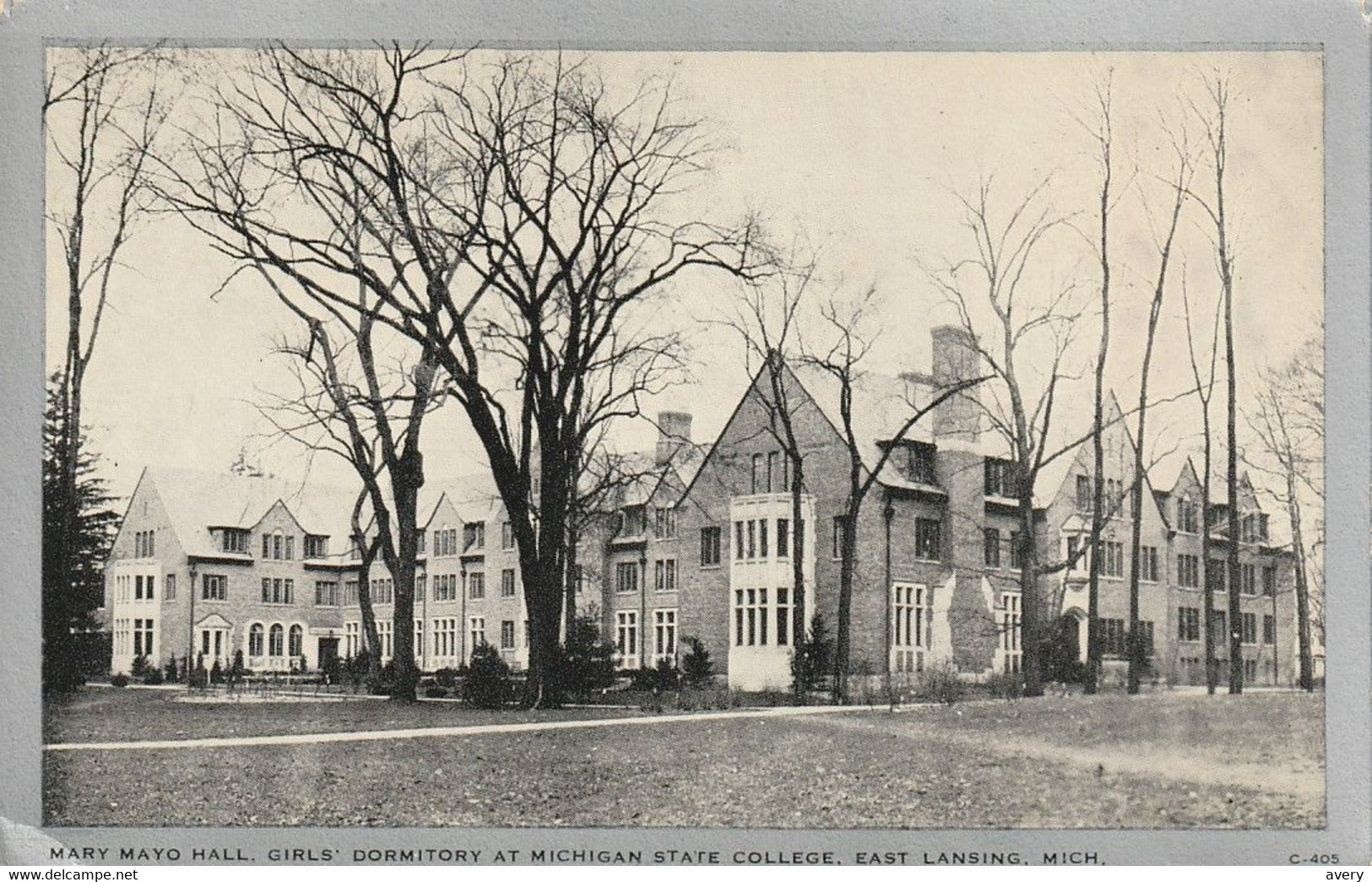 Mary Mayo Hall Girls' Dormitory At Michigan State College, East Lansing, Michigan - Lansing