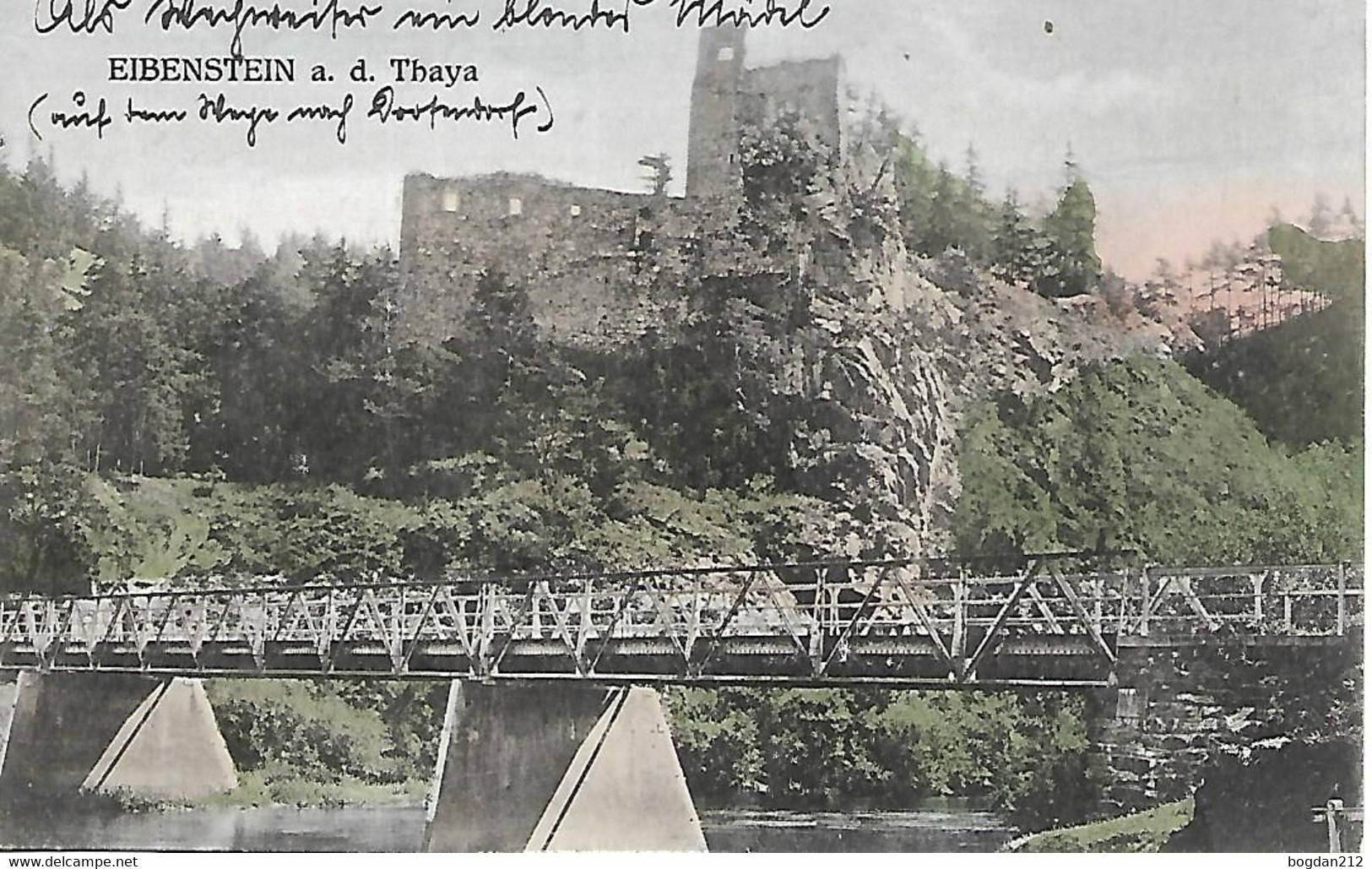 1923 - EIBENSTEIN  , Gute Zustand, 2 Scan - Waidhofen An Der Thaya
