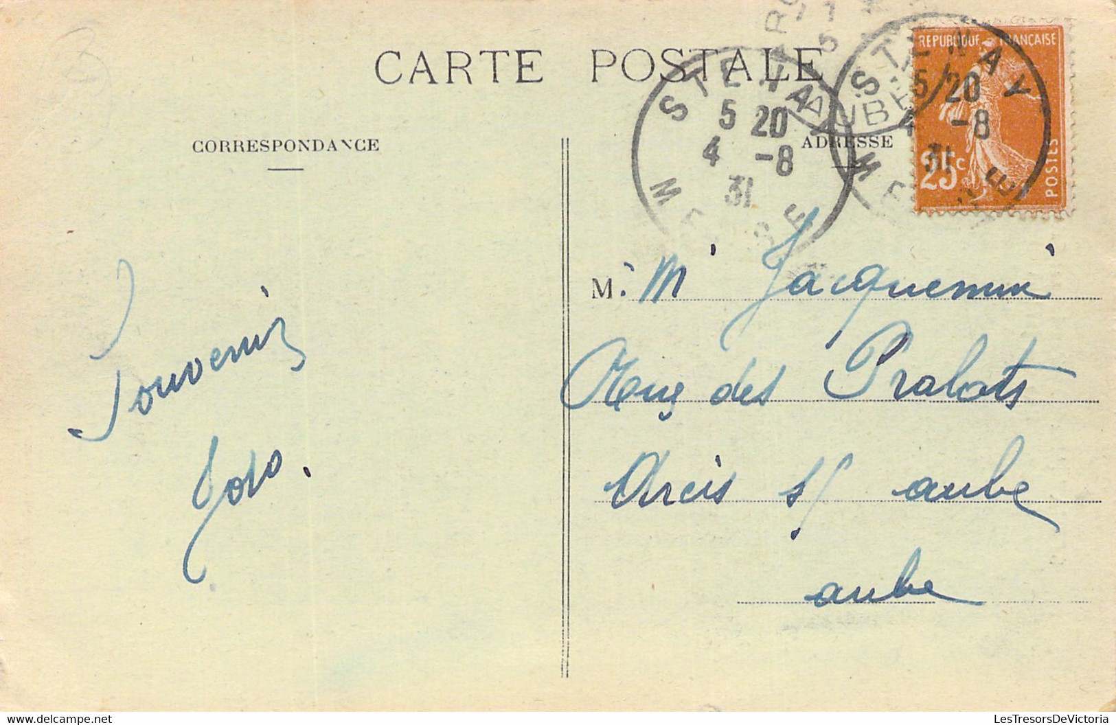 FRANCE - 55 - STENAY - Pensionnat Sainte Marie - Rue Des Jardins - Carte Postale Ancienne - Stenay