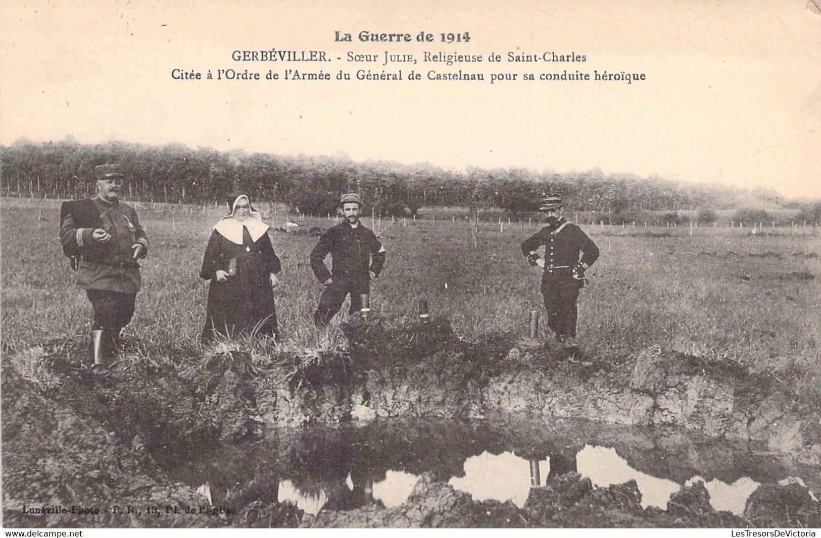 FRANCE - 54 - GERBEVILLER - Soeur Julie - Religieuse Héroïque - Guerre En Lorraine 1914 1915 - Carte Postale Ancienne - Gerbeviller