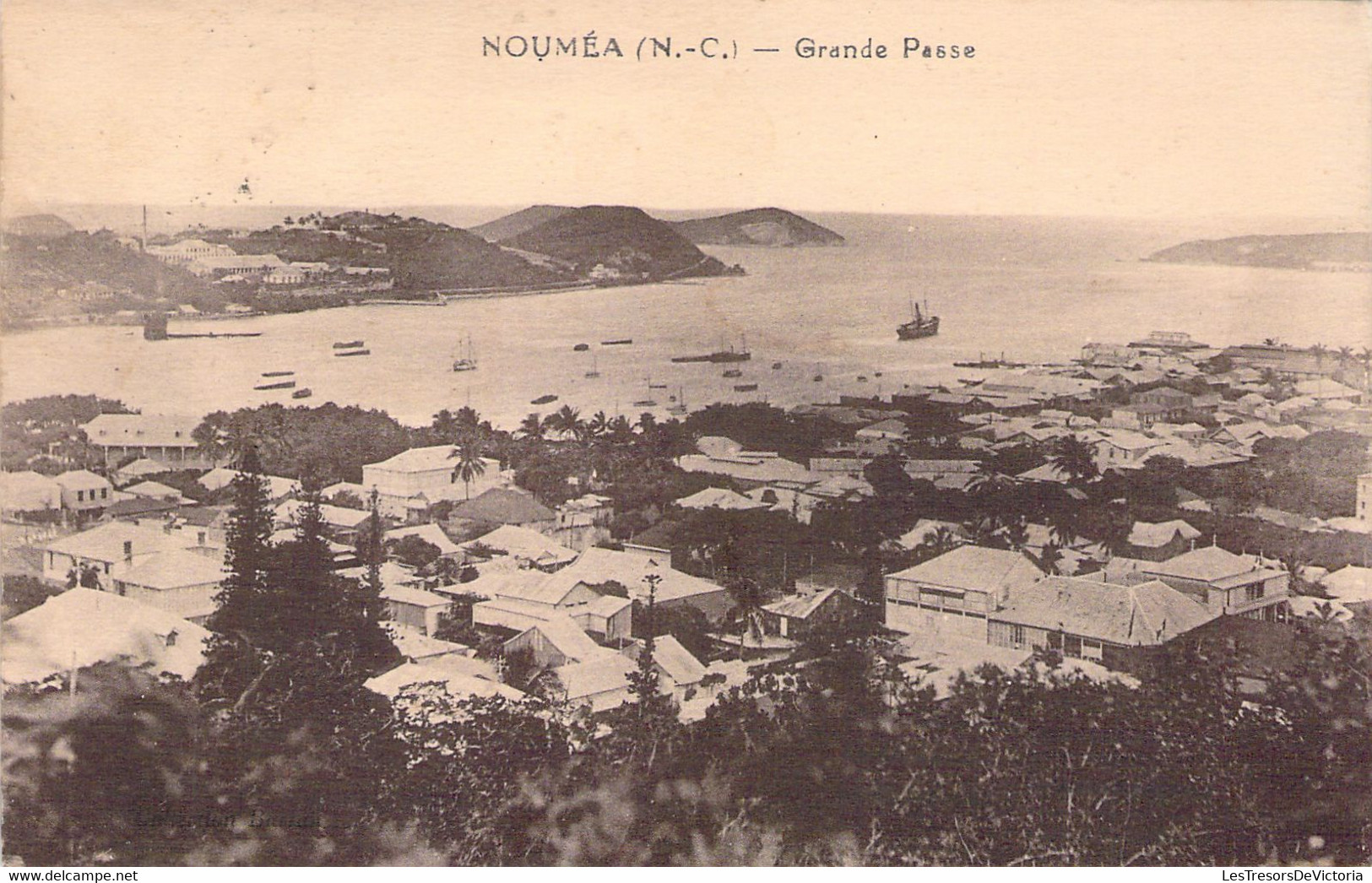 NOUVELLE CALEDONIE - NOUMEA - Grande Passe - Carte Postale Ancienne - Nouvelle Calédonie