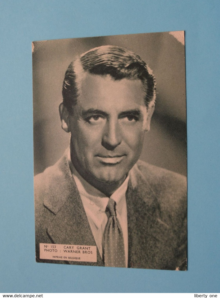 CARY GRANT ( Warner Bros - N° 153 ) Imp. Belgique / CINEMA Des FAMILLES ( PUBLESCA ) ! - Publicité Cinématographique