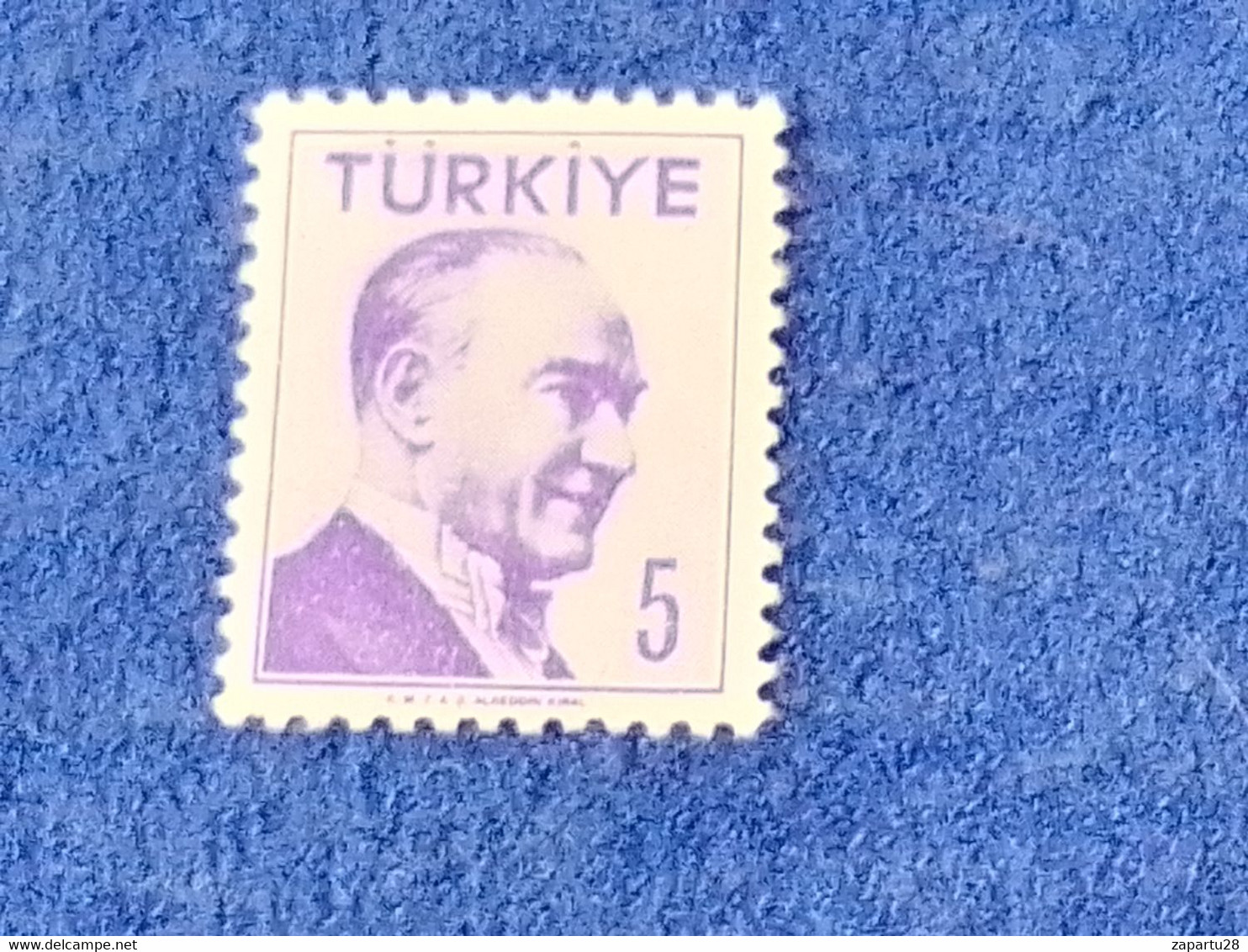 TÜRKEY--1930-50-    5K  ATATÜRK.  DAMGASIZ - Nuevos