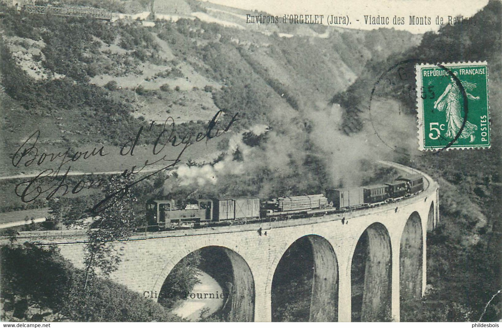 JURA  ORGELET Environs De  Viaduc Des Monts De Revigny - Orgelet