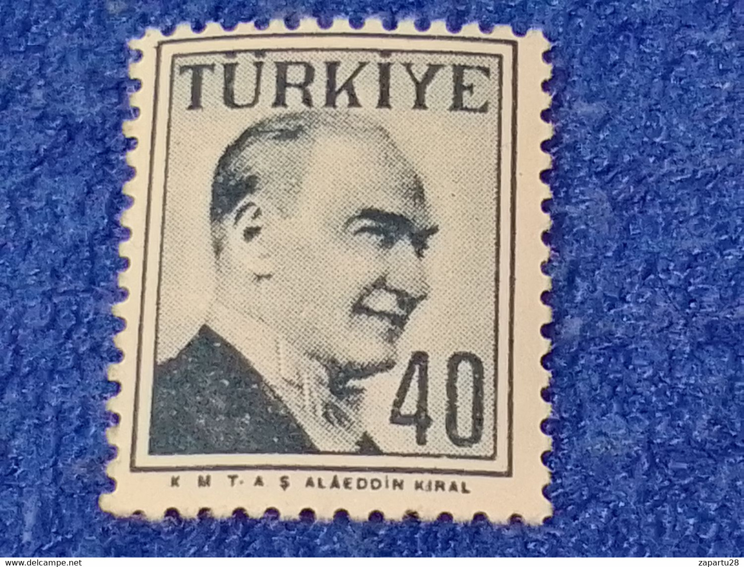 TÜRKEY--1930-50-    40K  ATATÜRK.  DAMGASIZ - Ungebraucht