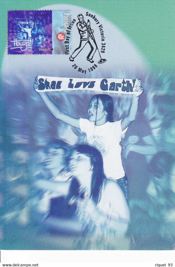 lot 11 cp - Australian Rock'n Roll: The Early Years -First Day of Issue-26 May 1998