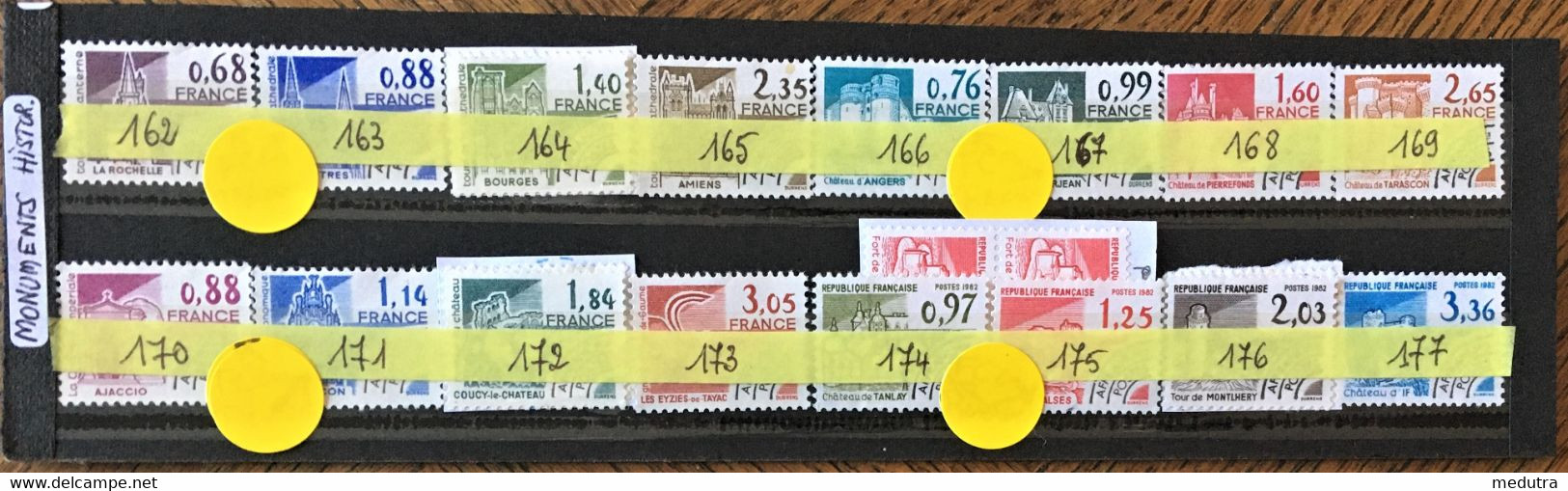 Préo : Du 123 Au 262 : 140 Timbres Préoblitérés En 12 Séries Complètes** (voir Description) - Otros & Sin Clasificación