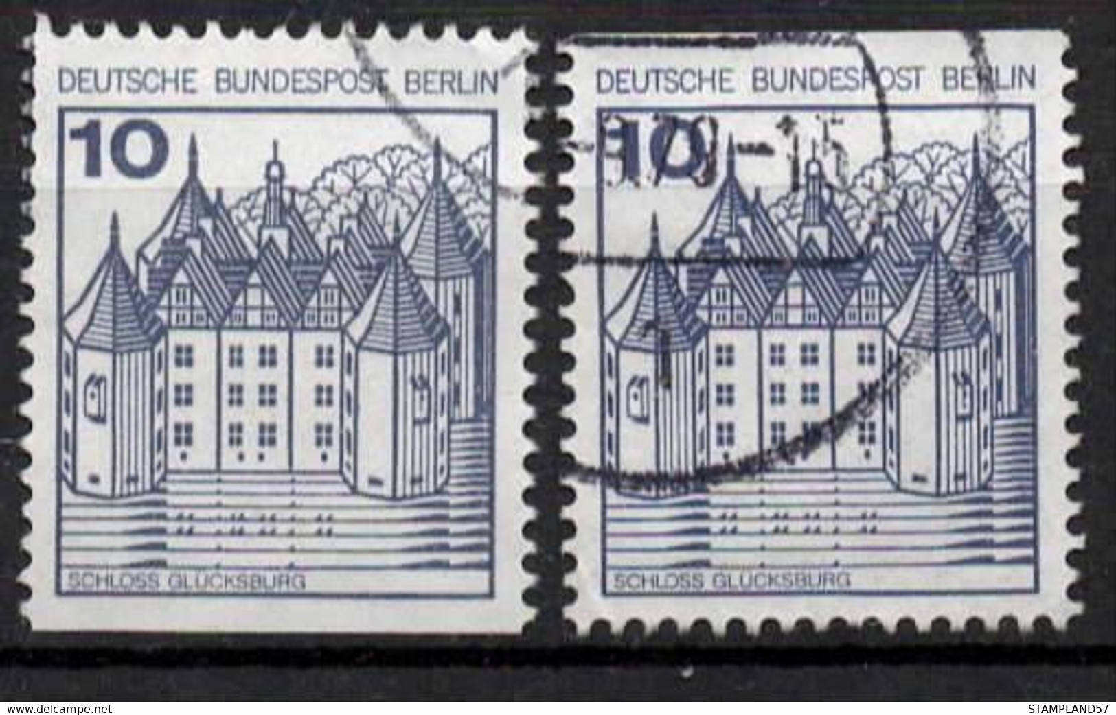 BERLIN Oblitéré Michel N° 532 C/D - Gebraucht
