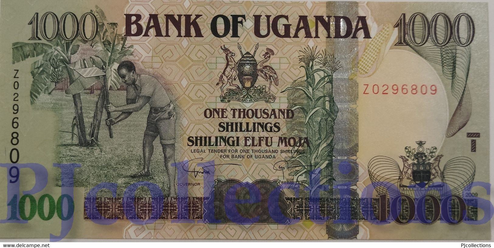 UGANDA 5000 SHILLINGS 2005 PICK 44b UNC - Oeganda