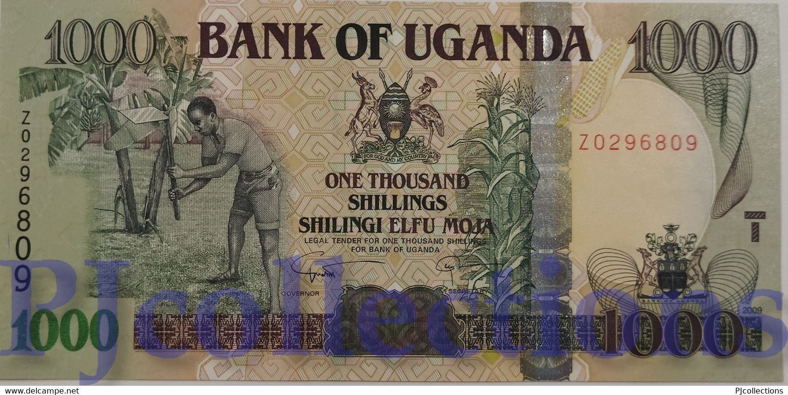 UGANDA 5000 SHILLINGS 2005 PICK 44b UNC - Ouganda