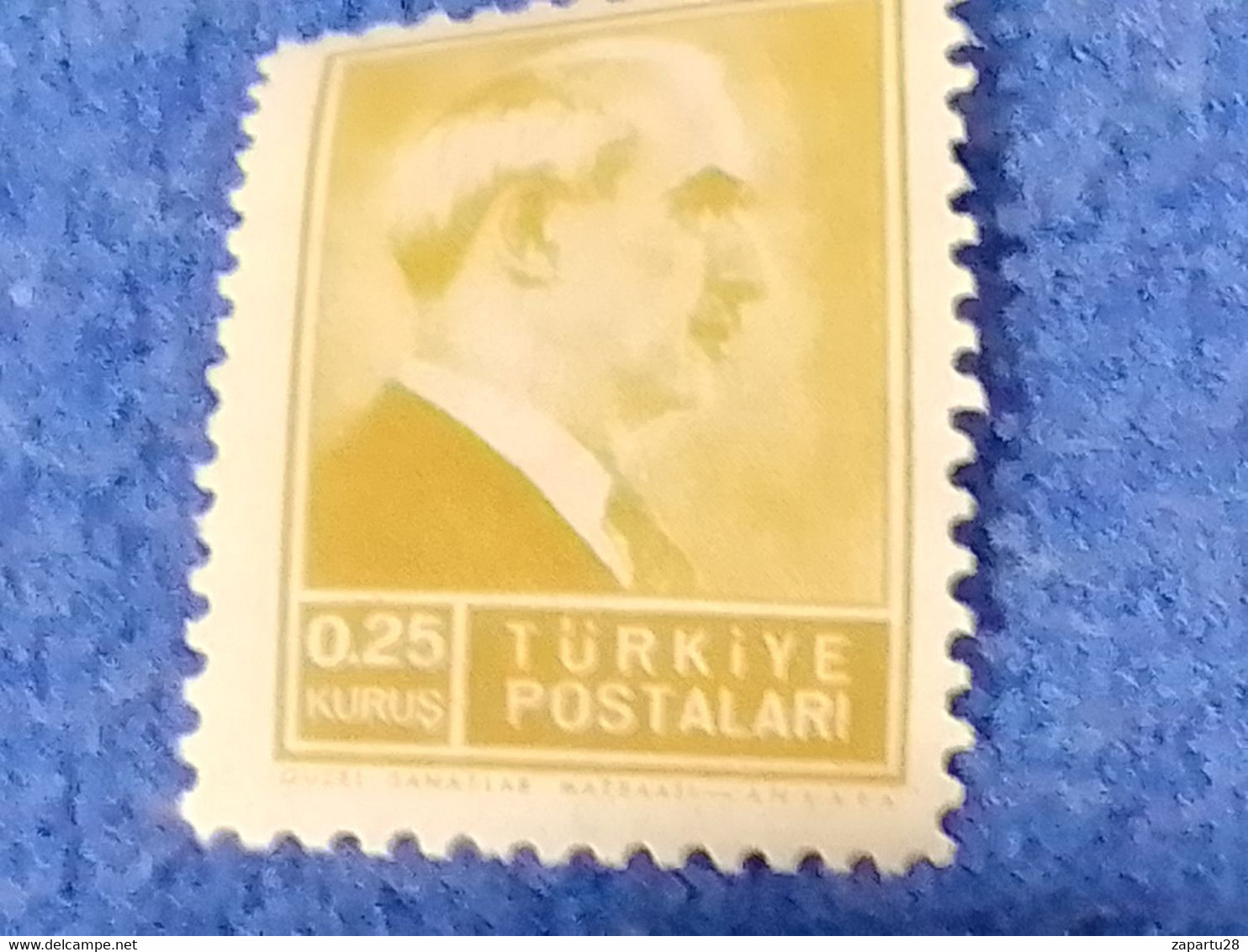 TÜRKEY--1940-50-    0.25K  ATATÜRK.  DAMGASIZ - Unused Stamps