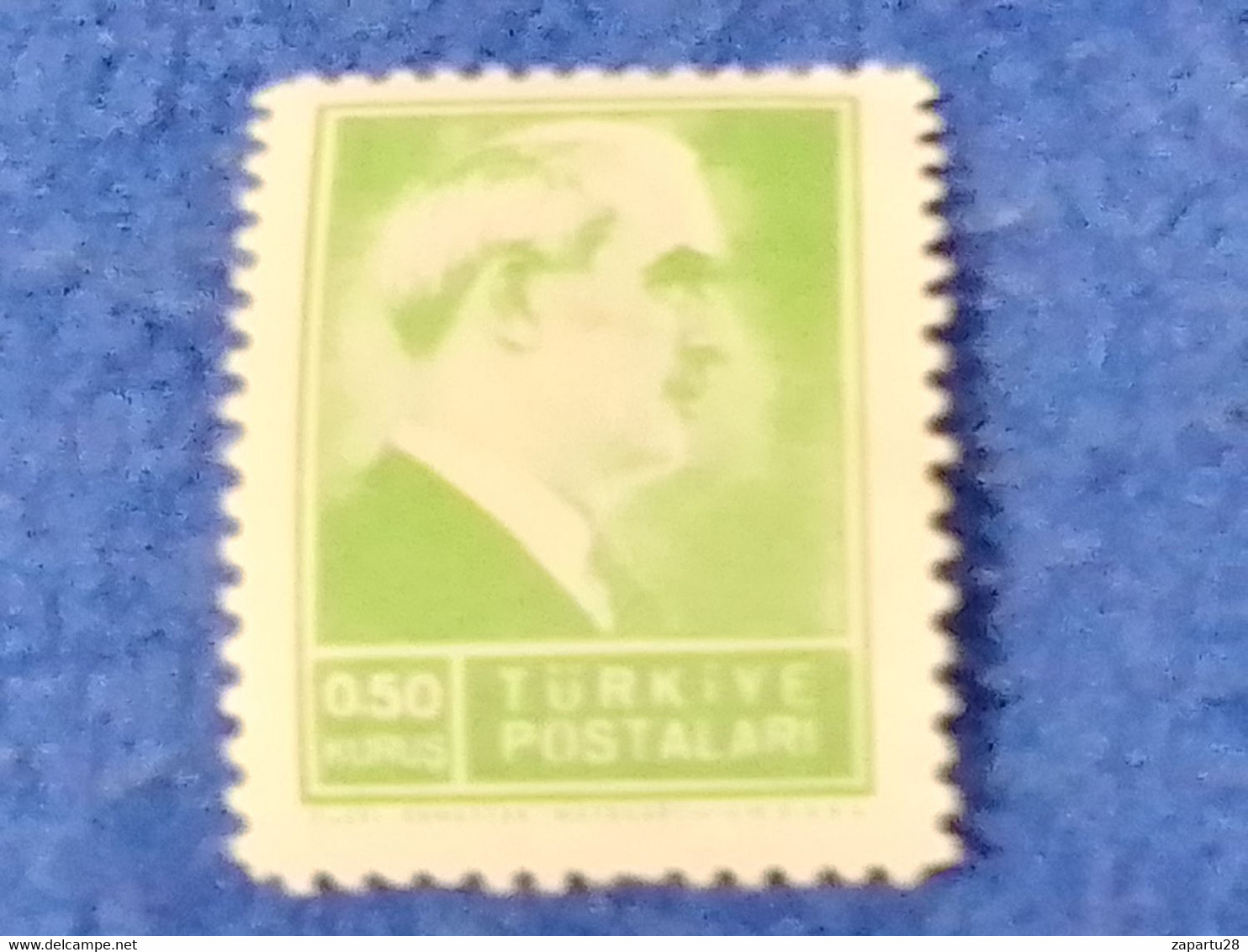 TÜRKEY--1940-50-    0.50K  ATATÜRK.  DAMGASIZ - Unused Stamps