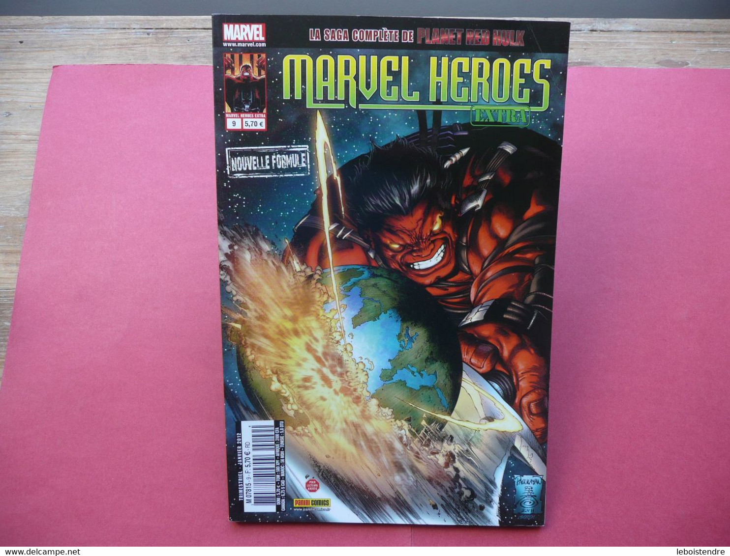 MARVEL HEROES EXTRA N 9 JANVIER 2012 LA SAGA COMPLETE DE PLANET RED HULK MARVEL COMICS PANINI FRANCE - Marvel France