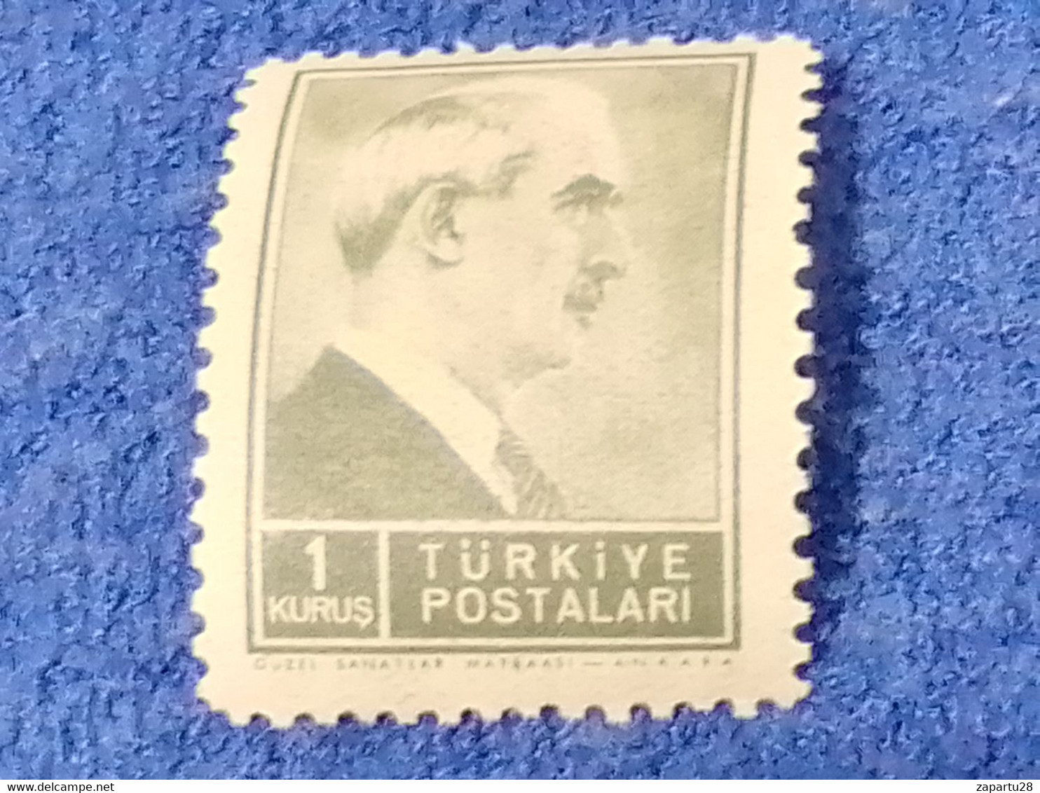 TÜRKEY--1940-50-    1K  ATATÜRK.  DAMGASIZ - Ungebraucht