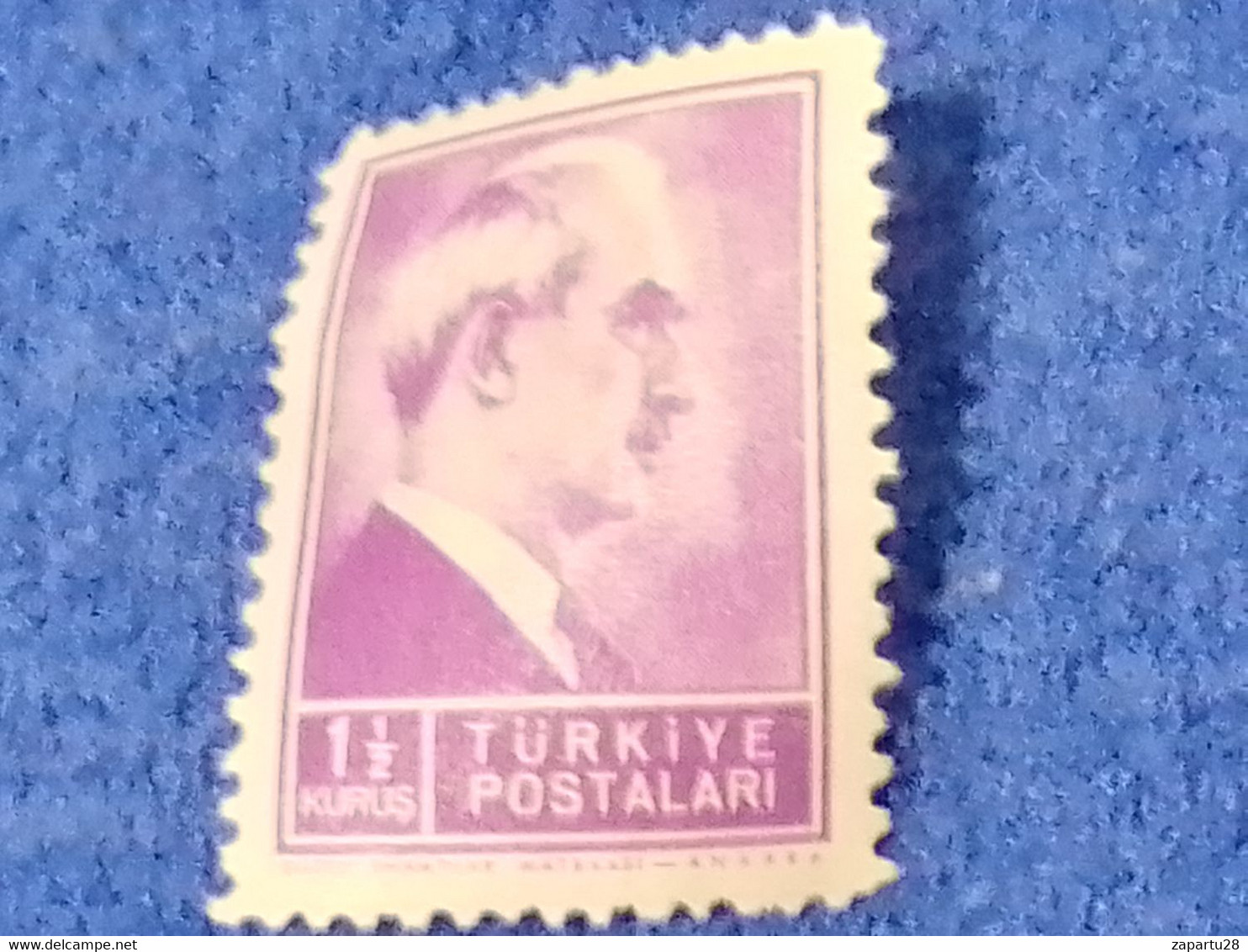 TÜRKEY--1940-50-    1.50K  ATATÜRK.  DAMGASIZ - Unused Stamps