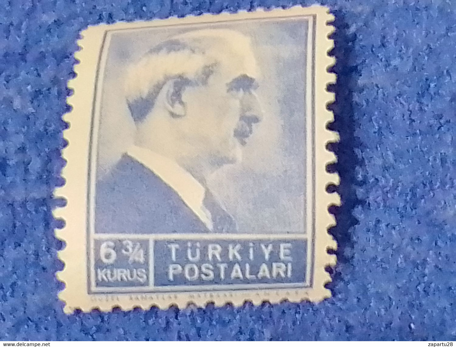 TÜRKEY--1940-50-    6./3/4K  ATATÜRK.  DAMGASIZ - Unused Stamps