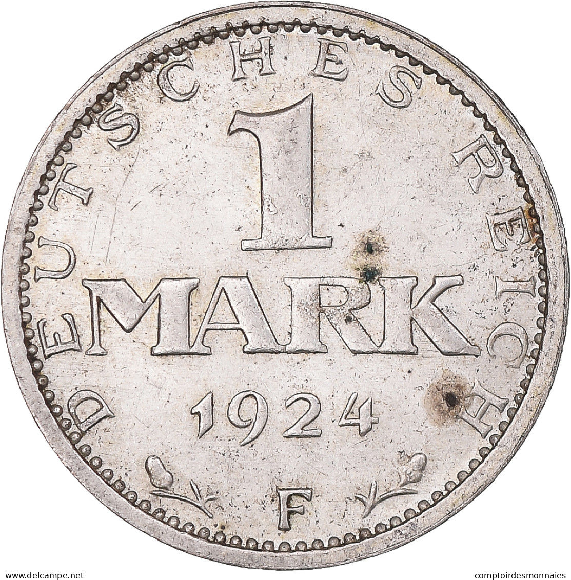 Monnaie, Allemagne, Mark, 1924 - 1 Mark & 1 Reichsmark