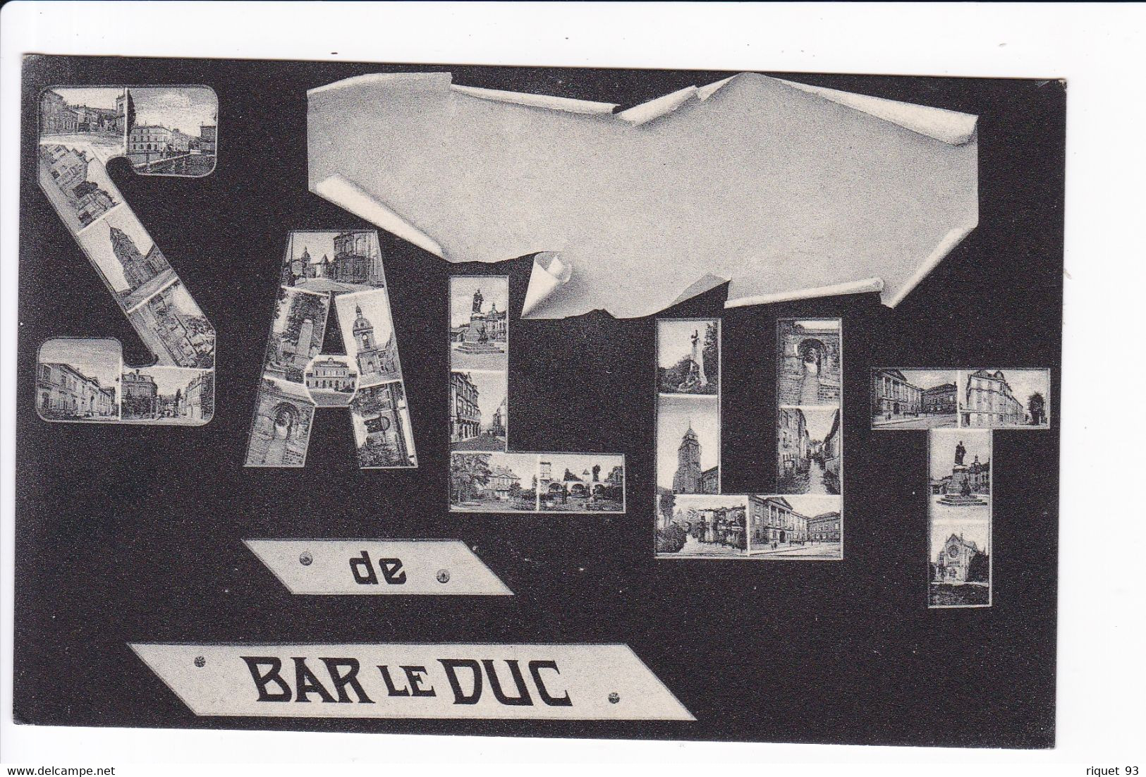 SALUT De BAR LE DUC- Lettres Avec  Photos - Bar Le Duc