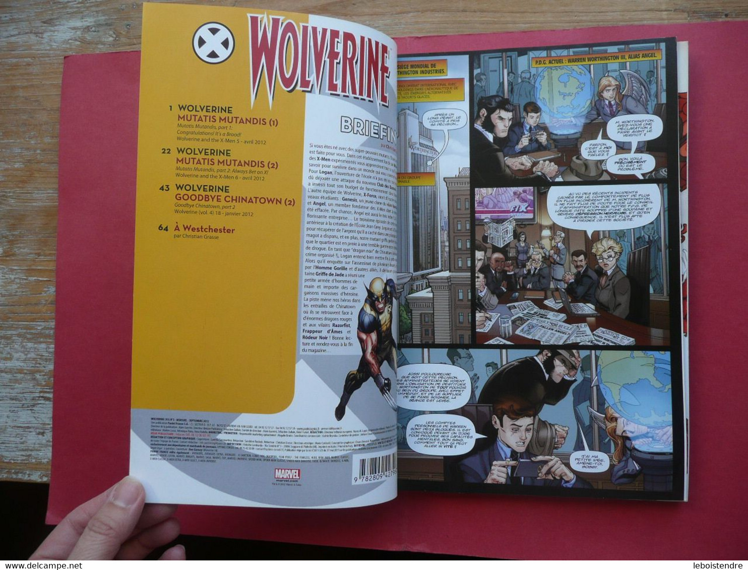 LOT 5 WOLVERINE V3 N 3  A N 5 + N 7 + N 10 SEPTEMBRE 2012 A  AVRIL 2013  MARVEL COMICS PANINI FRANCE - Marvel France