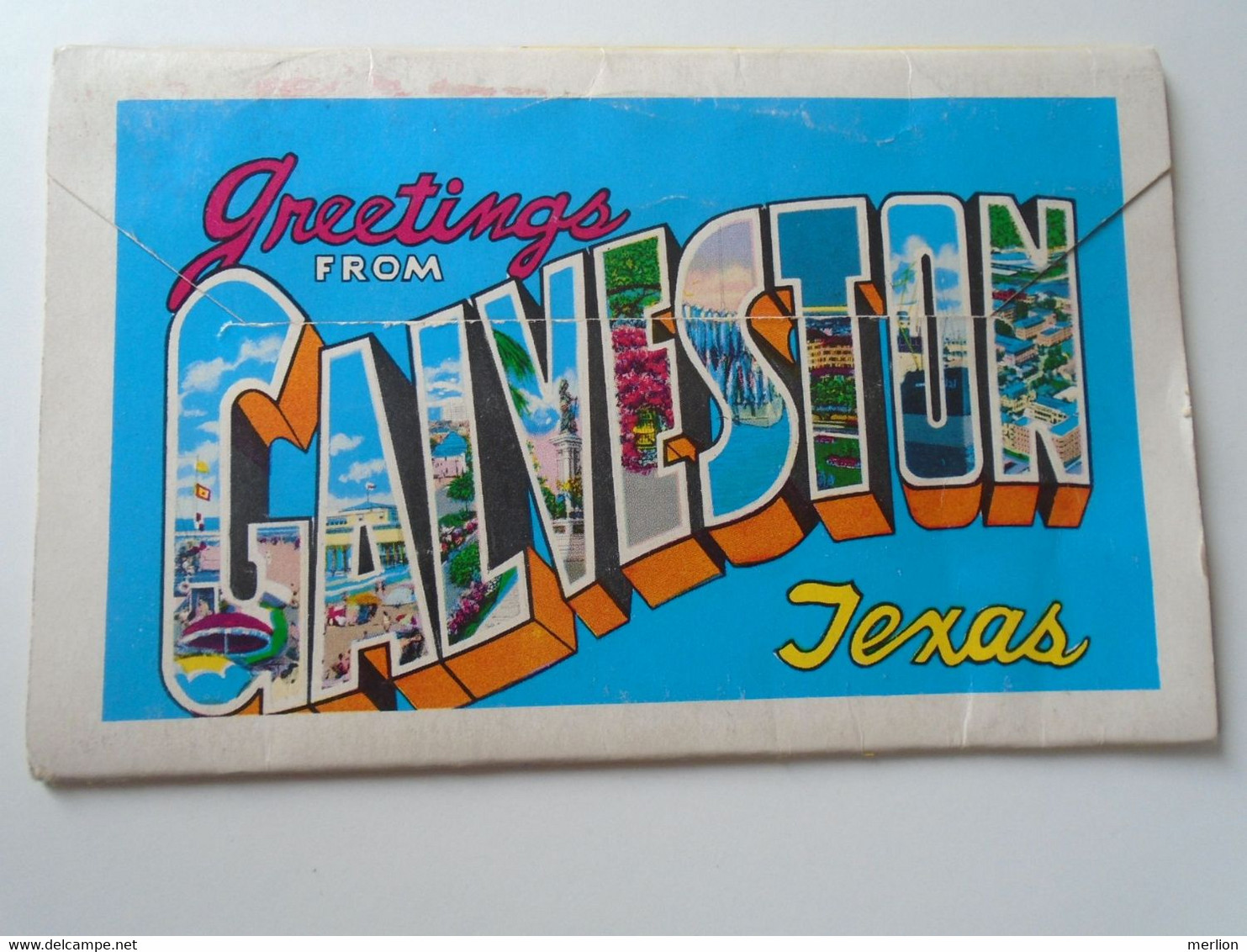 D193566 CPM AK  Postcard  - FOLDER Booklet  Leporello  GALVESTON 1957  TEXAS - Galveston